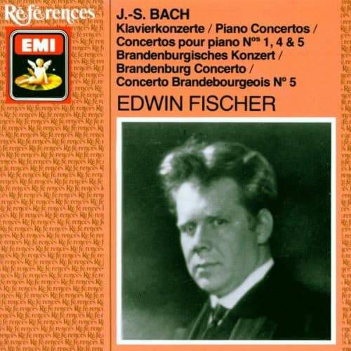 Album cover art for Piano Concertos Nos.1, 4 & 5/Brandenburg Concerto No.5