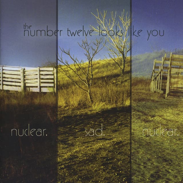 Album cover art for Nuclear. Sad. Nuclear