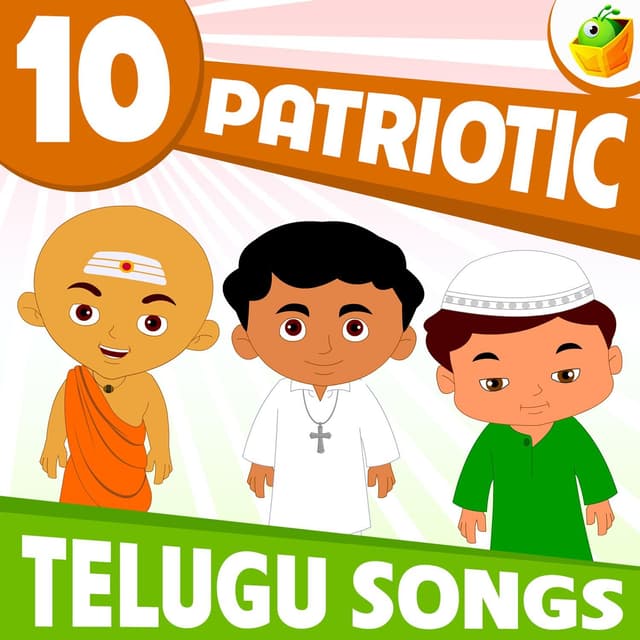 Album cover art for 10 Patriotic Songs