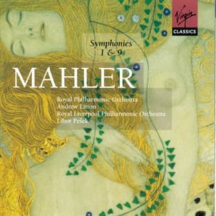 Album cover art for Mahler: Symphonies 1 & 9 - Litton - Pesek