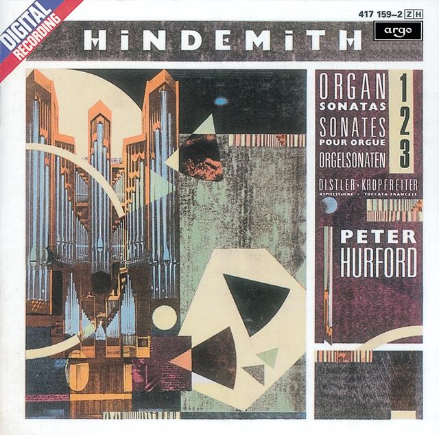 Album cover art for Hindemith: Organ Sonatas
