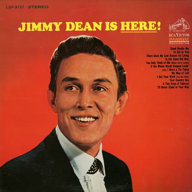 Album cover art for JImmy Dean Is Here