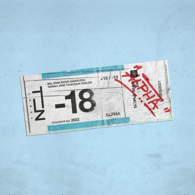 Album cover art for -18