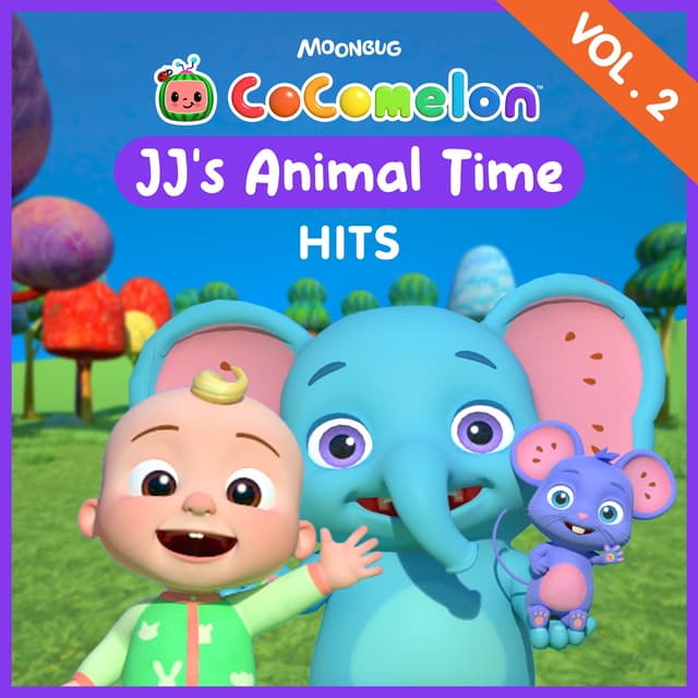 Album cover art for CoComelon JJ's Animal Time Hits, Vol.2