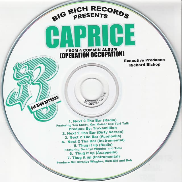 Album cover art for Next 2 Tha Bar Maxi Single