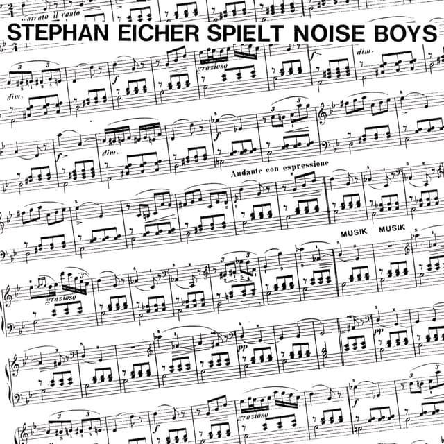 Album cover art for Spielt Noise Boys