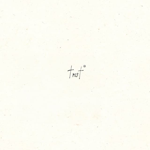 Album cover art for Trust