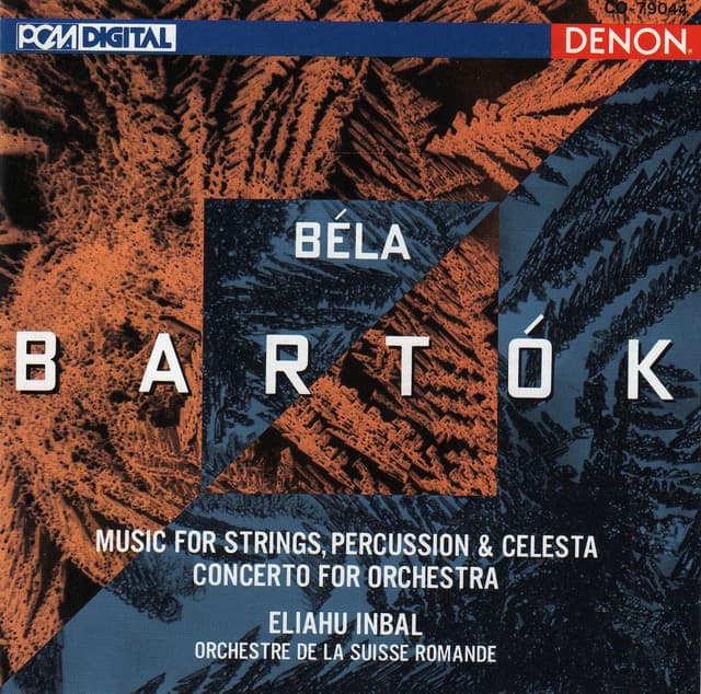 Album cover art for Bartók: Music For Strings, Percussion And Celesta, Concerto For Orchestra
