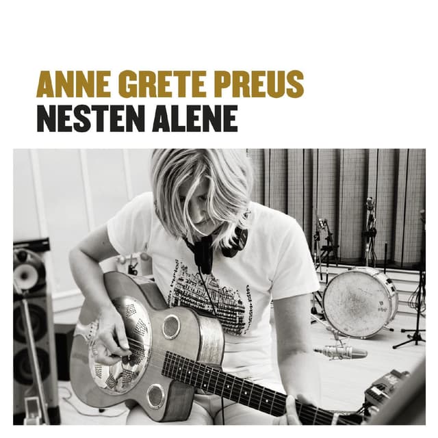 Album cover art for Nesten Alene