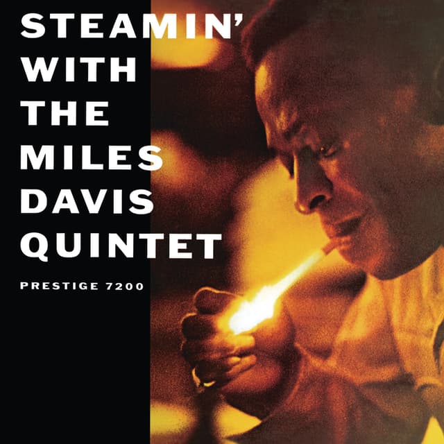 Album cover art for Steamin' with the Miles Davis Quintet