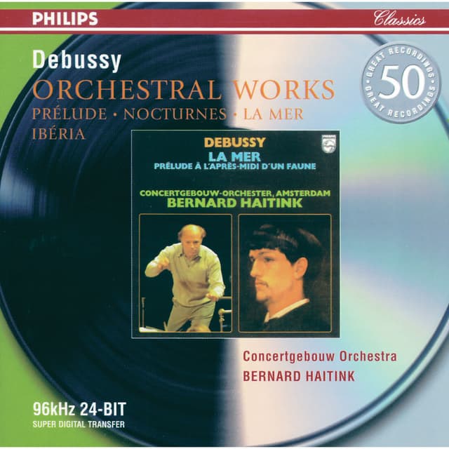 Album cover art for Debussy: Orchestral Works