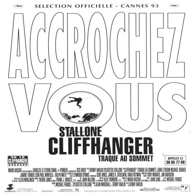 Album cover art for Cliffhanger / Traque Au Sommet