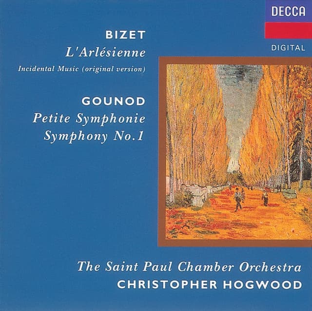 Album cover art for Bizet : L'Arlésienne - Gounod : Petite Symphonie - Symphony N°1