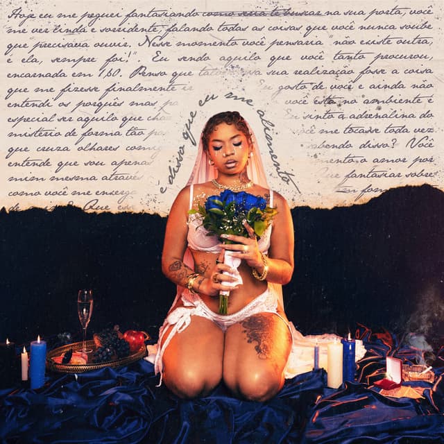 Album cover art for É Disso Que Eu Me Alimento