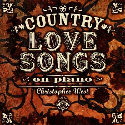 Album cover art for Country Love Songs on Piano