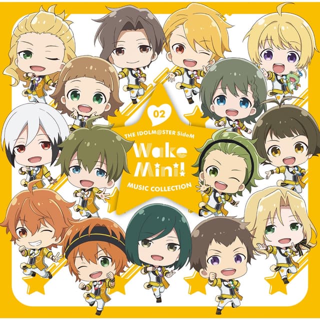 Album cover art for THE IDOLM@STER SideM WakeMini! MUSIC COLLECTION 02