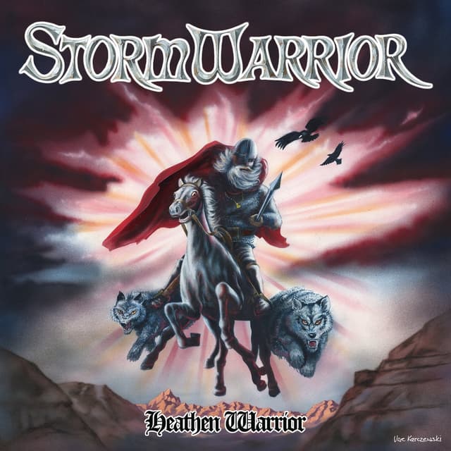 Album cover art for Heathen Warrior