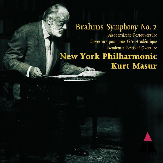 Album cover art for Brahms: Symphony No.2 & Academic Festival Overture