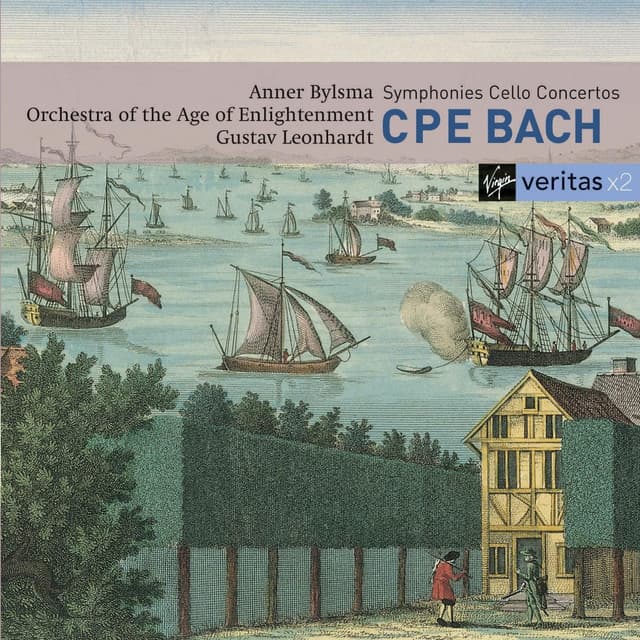 Album cover art for C.P.E. Bach: Symphonies- Cello Concertos