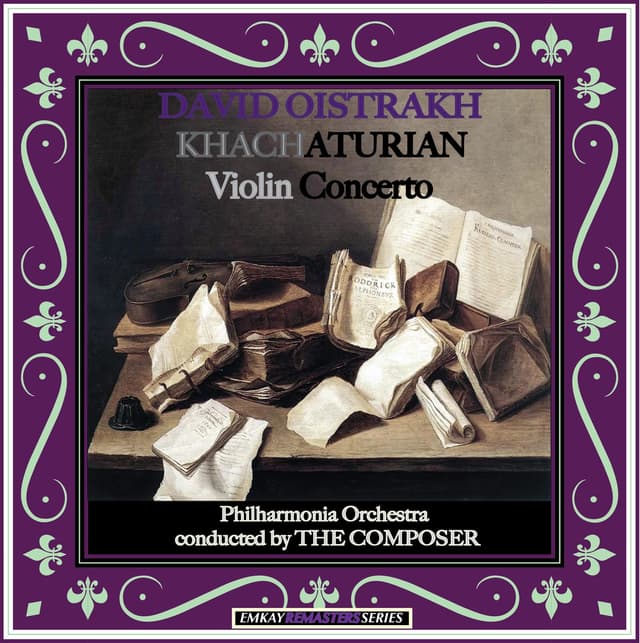 Album cover art for Khachaturian: Violin Concerto (remastered)