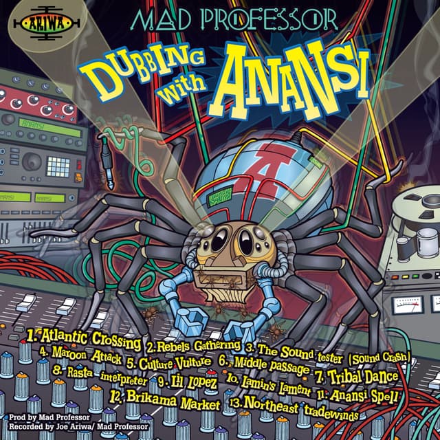 Album cover art for Dubbing with Anansi
