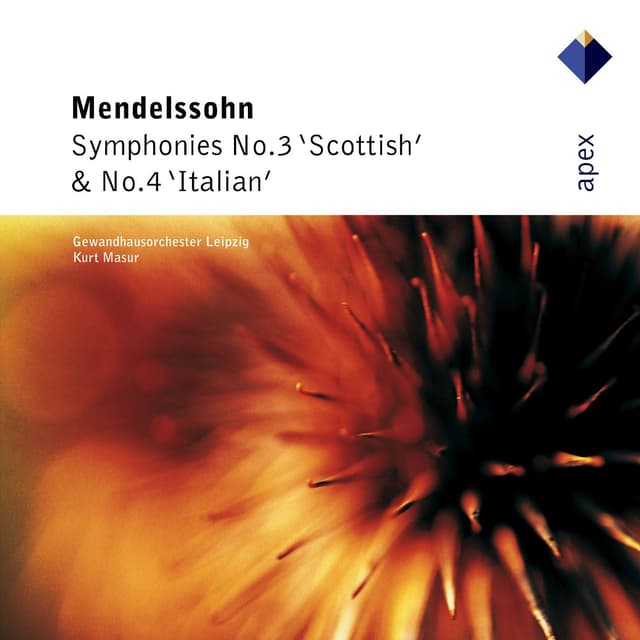 Album cover art for Mendelssohn : Symphonies Nos 3 & 4