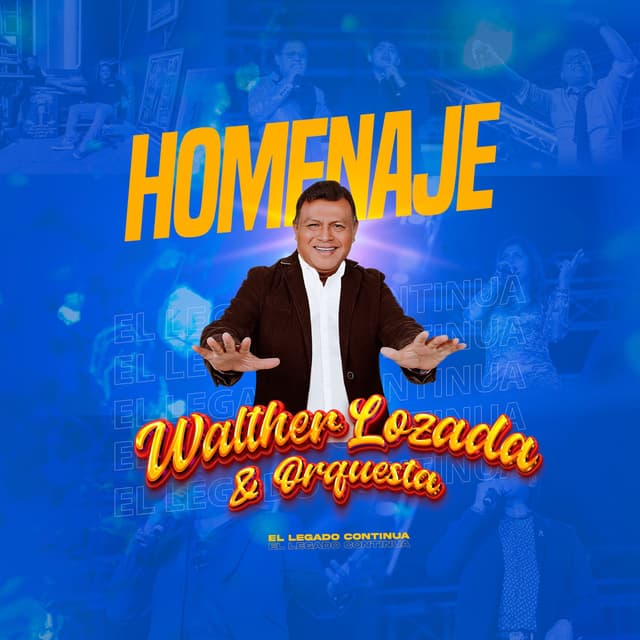Album cover art for Homenaje