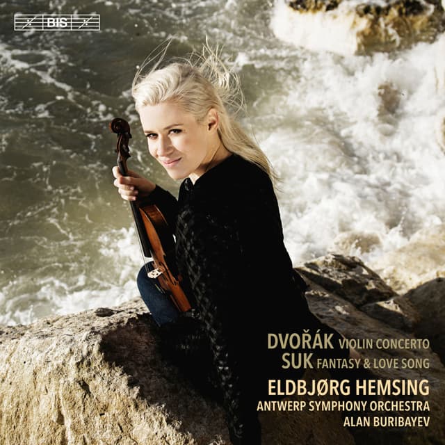 Album cover art for Dvořák & Suk: Works for Violin & Orchestra
