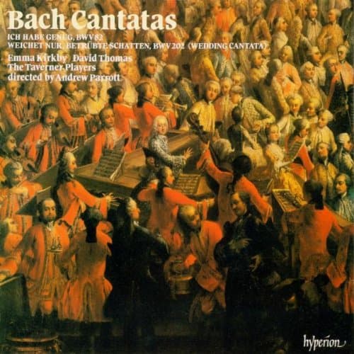 Album cover art for Bach Cantatas (Ich Habe Genug, BWV 82 / Weichet Nur, Betrübte Schatten, BWV 202 (Wedding Cantata))