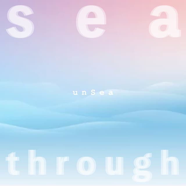 Album cover art for sea‐through
