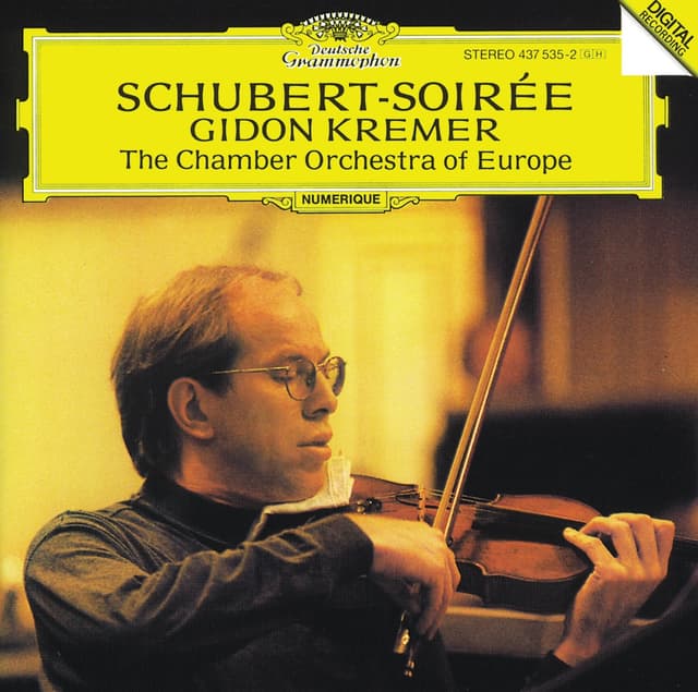 Album cover art for Schubert Soirée