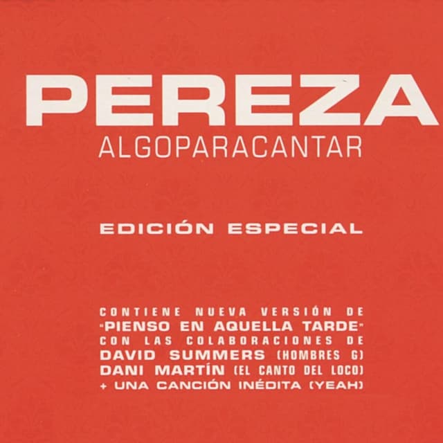 Album cover art for Algo Para Cantar