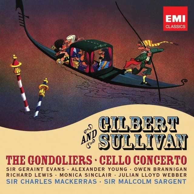Album cover art for Gilbert & Sullivan : The Gondoliers