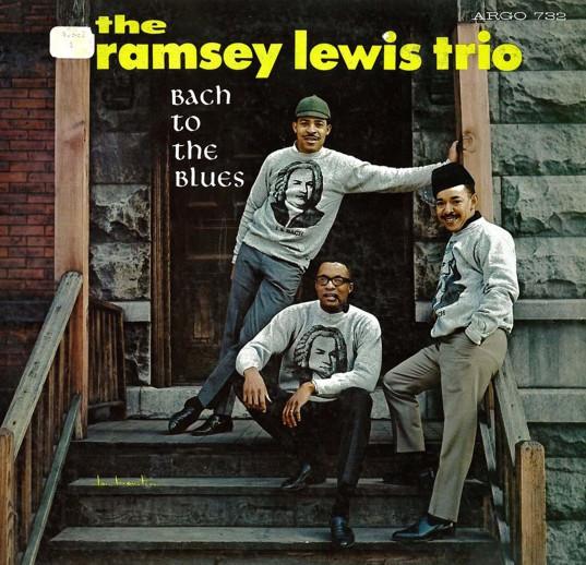 Album cover art for Bach to the Blues