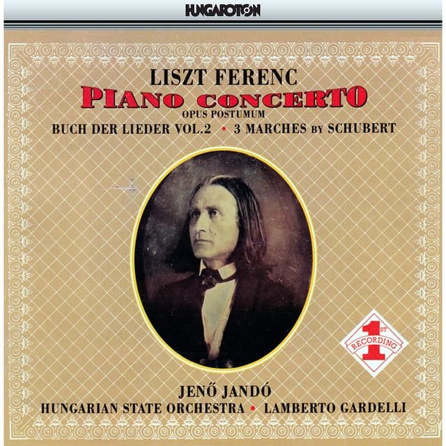 Album cover art for Liszt: Piano Concerto No. 3 - 3 Schubert Marches - Buch der Lieder, Vol. 2