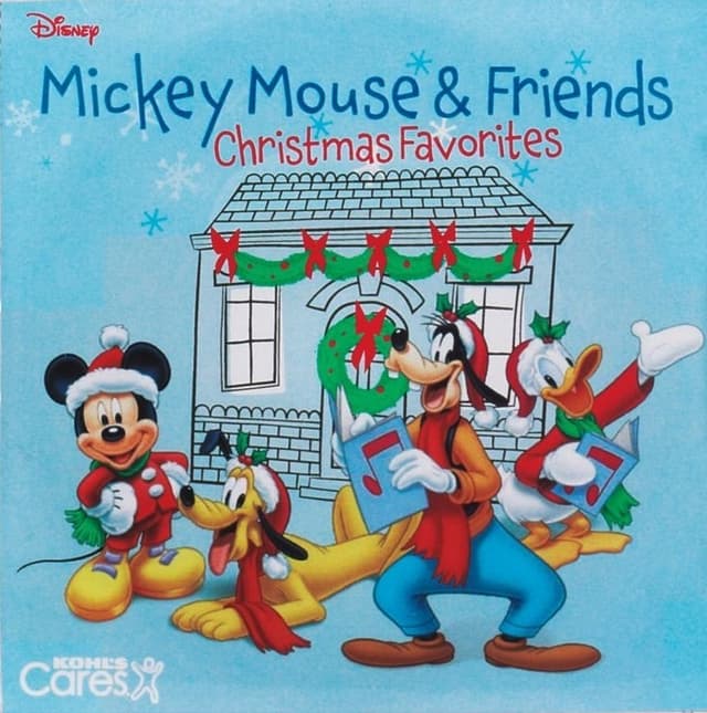 Album cover art for Mickey Mouse & Friends Christmas Favorites