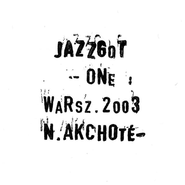 Album cover art for Jazzgot : One