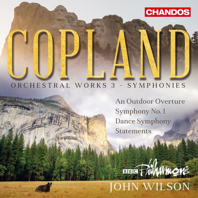Album cover art for Copland: Orchestral Works, Vol. 3 - Symphonies