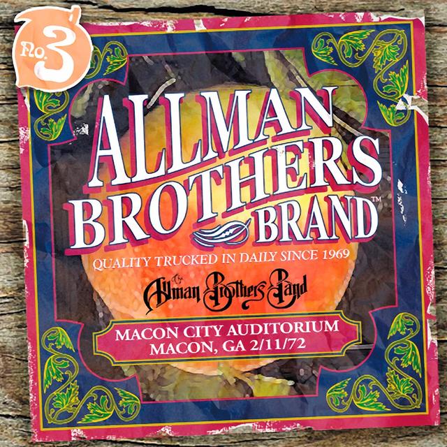 Album cover art for Macon City Auditorium: 2/11/72