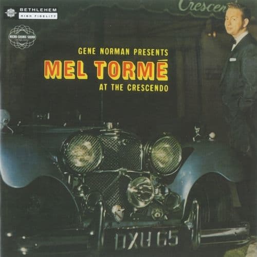 Album cover art for Gene Norman Presents Mel Torme at the Crescendo