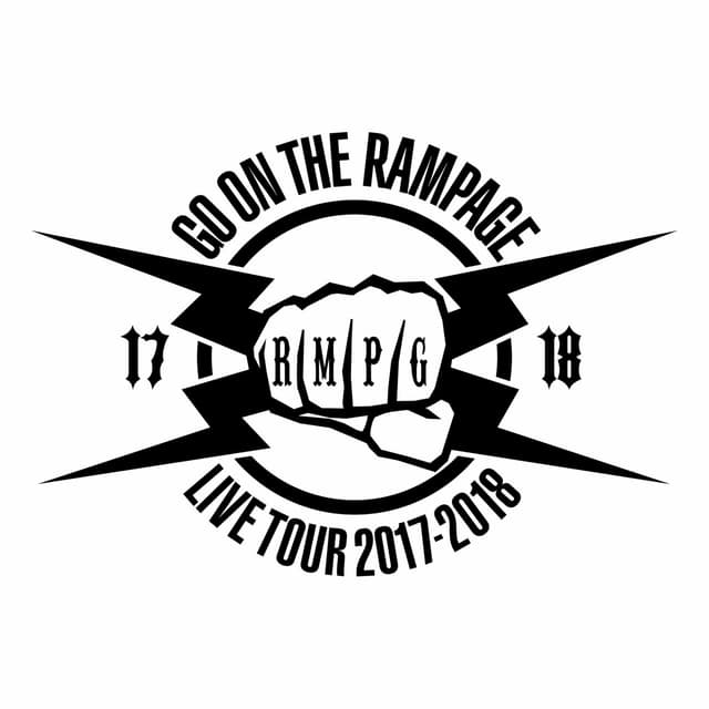 Album cover art for THE RAMPAGE LIVE TOUR 2017-2018 GO ON THE RAMPAGE