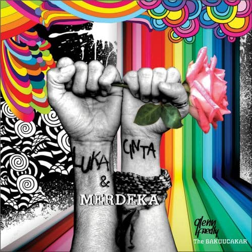 Album cover art for Luka Cinta & Merdeka
