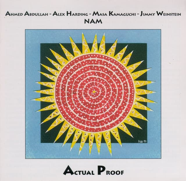 Album cover art for Actual Proof