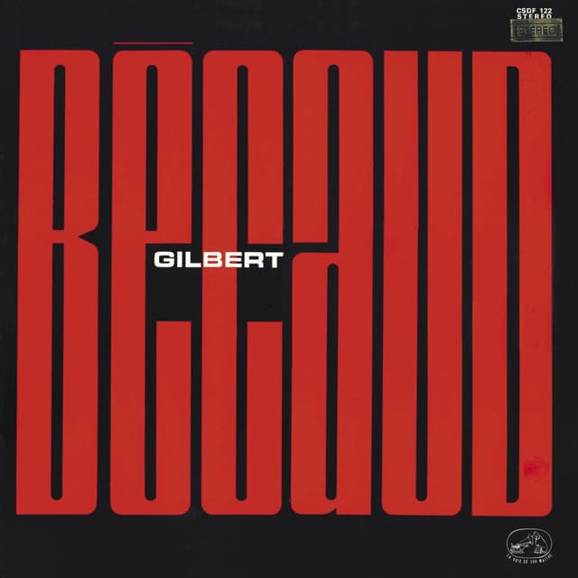 Album cover art for Gilbert Becaud