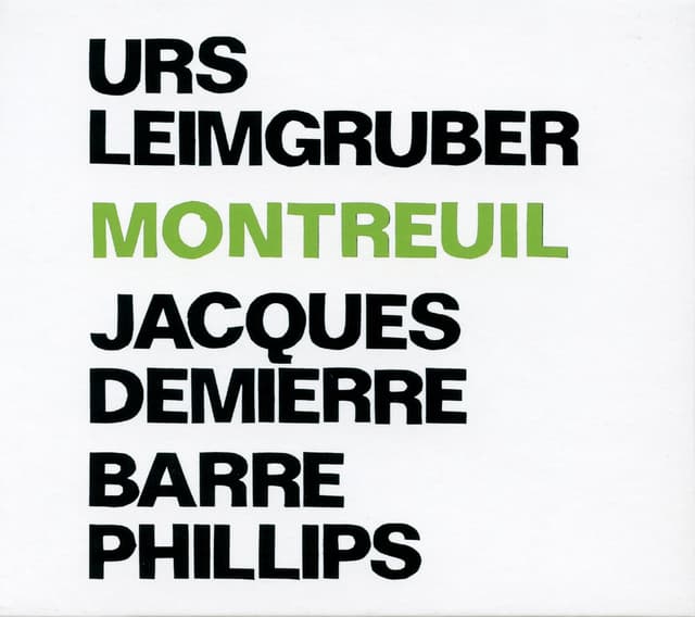 Album cover art for Montreuil