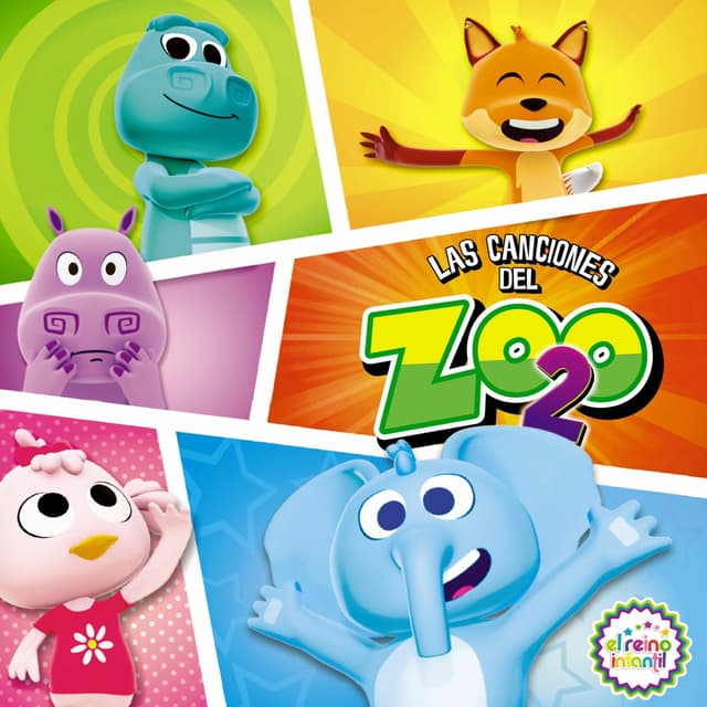 Album cover art for Canciones del Zoo 2