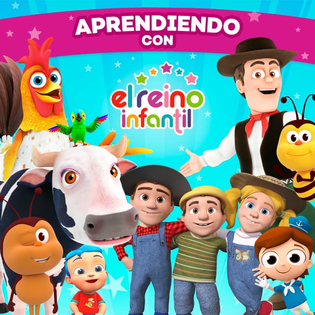 Album cover art for Aprendiendo con El Reino Infantil