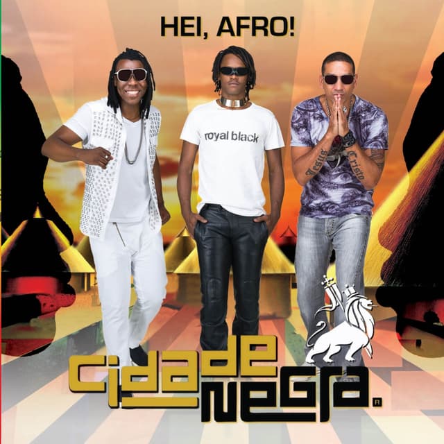 Album cover art for Hei, Afro!
