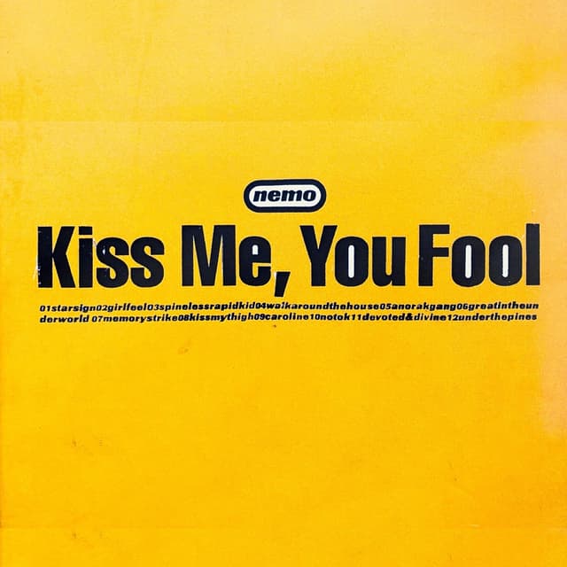Album cover art for Kiss Me, You Fool