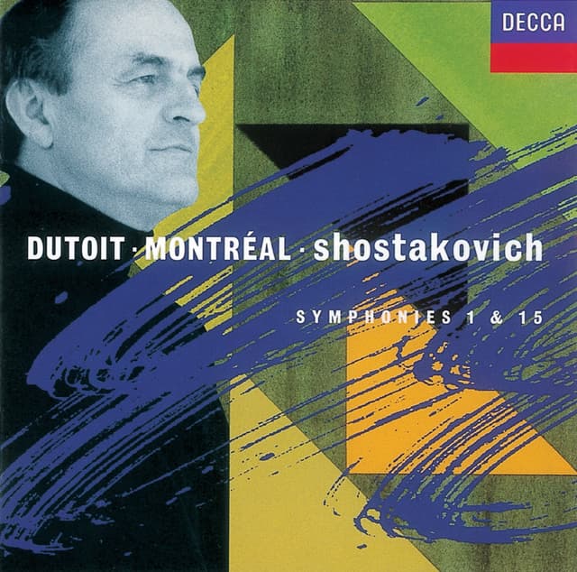 Album cover art for Shostakovich: Symphonies Nos. 1 & 15
